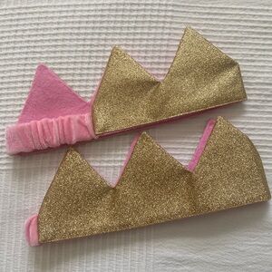 Hanna Andersson Dress Up Gold Crowns